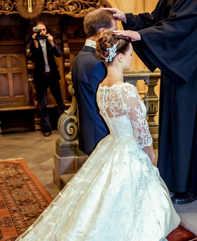 Hochzeitsfotograf Dresden - Dokumentation der Hochzeit in der Kirche